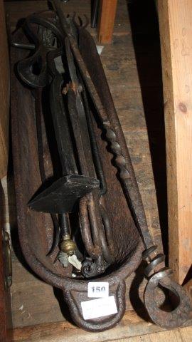 Iron trough & iron implements